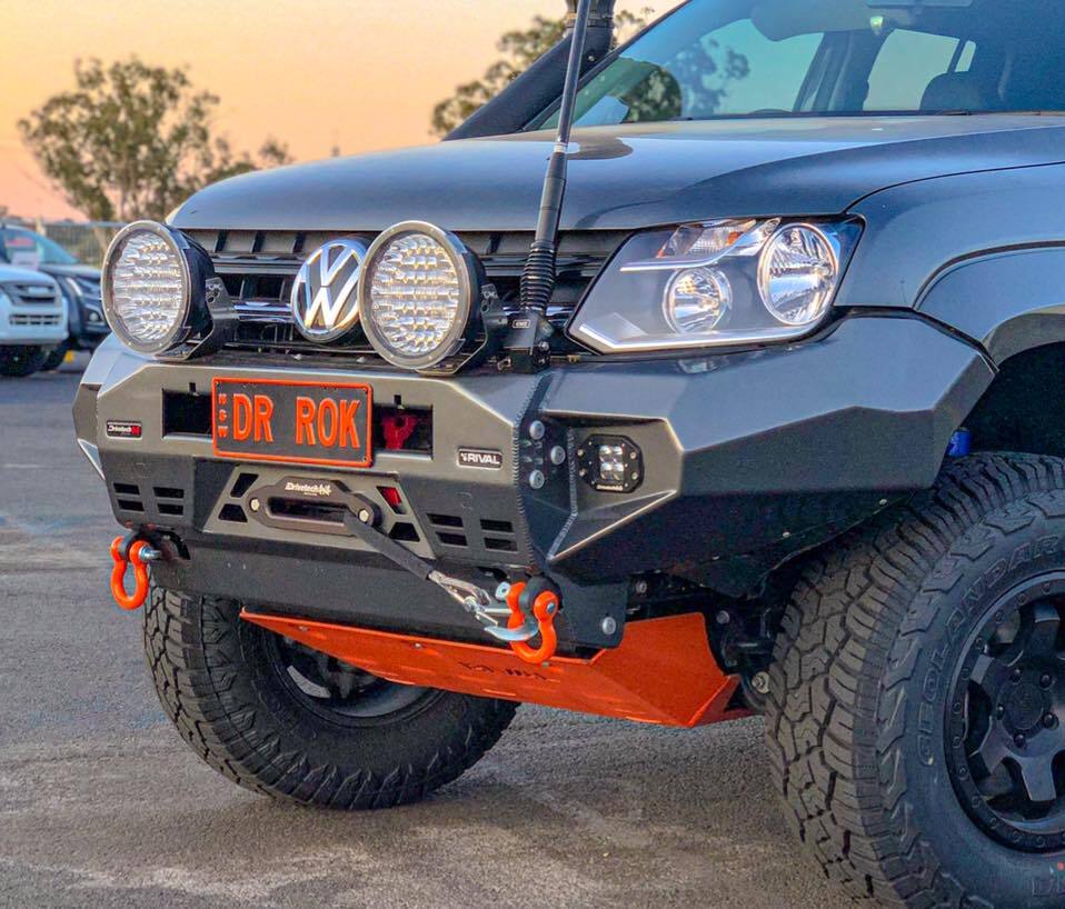 RIVAL ALLOY FRONT BUMPER TO SUIT VOLKSWAGEN AMAROK (2011-ON)