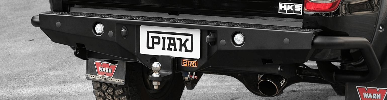PIAK PREMIUM REAR STEP TOW BAR WITH SIDE PROTECTION (RANGER & MAZDA)