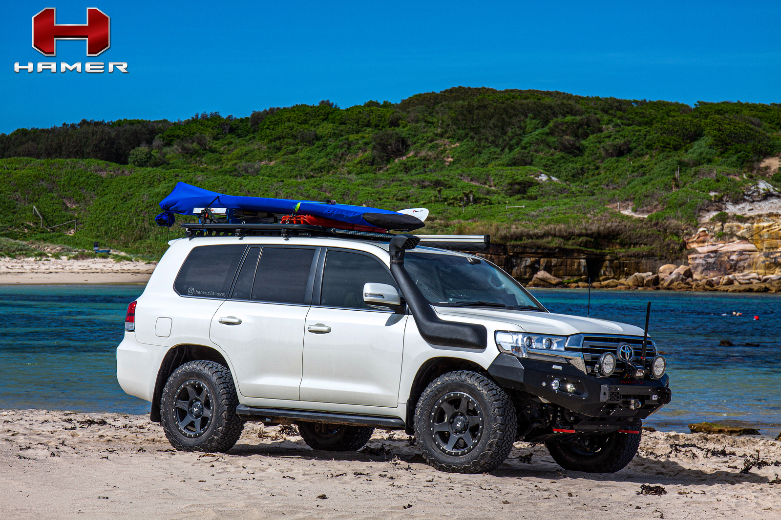 HAMER KING SERIES BULL BAR TO SUIT TOYOTA LANDCRUISER 200 SERIES (2015-2020)