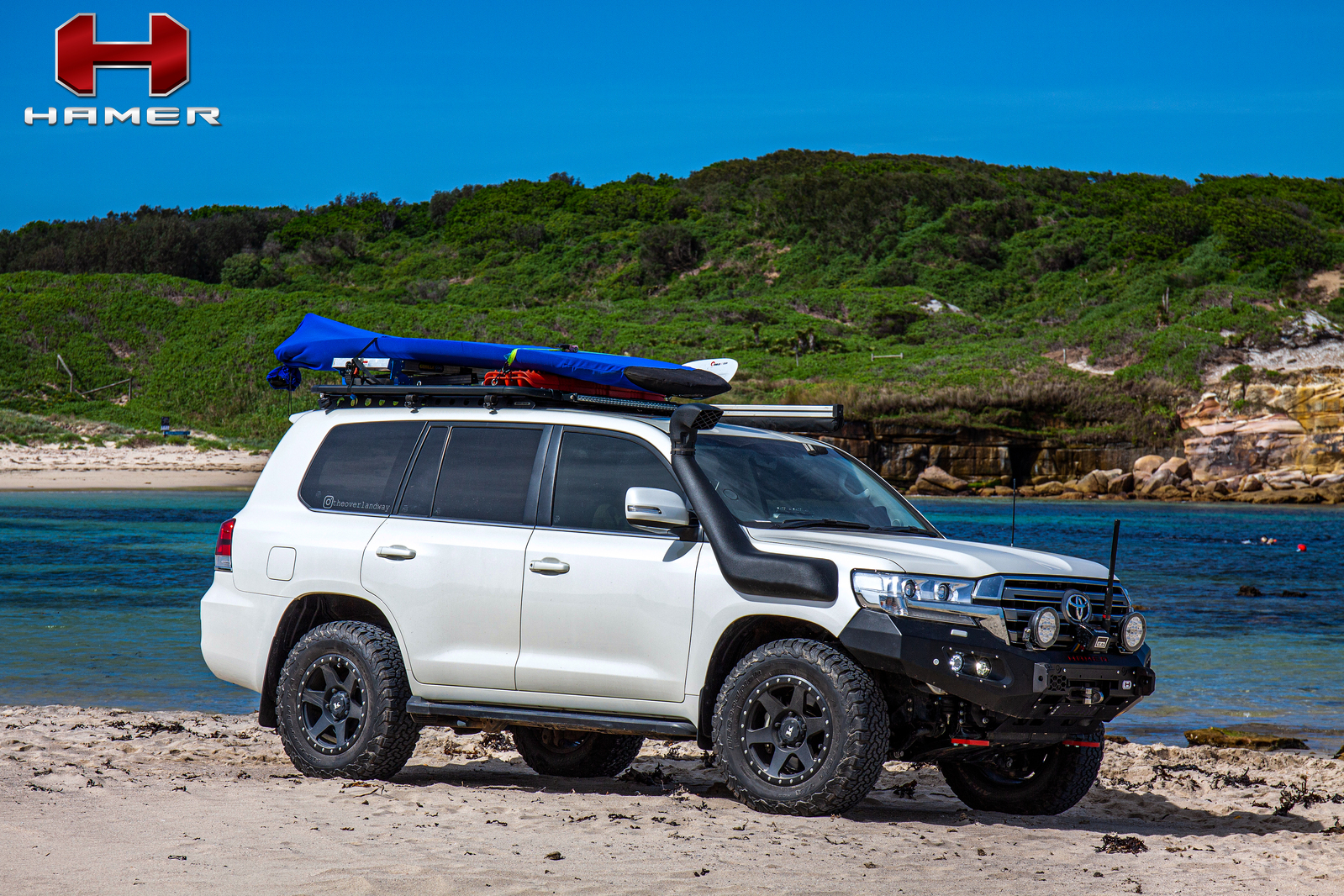 HAMER KING SERIES BULL BAR TO SUIT TOYOTA LANDCRUISER 200 SERIES (2015-2020)