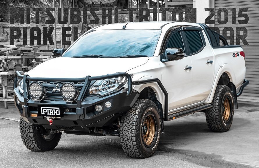 PIAK ELITE POST BAR W/ ORANGE TOW POINTS TO SUIT MITSUBISHI TRITON MQ (01/2015-11/2018)