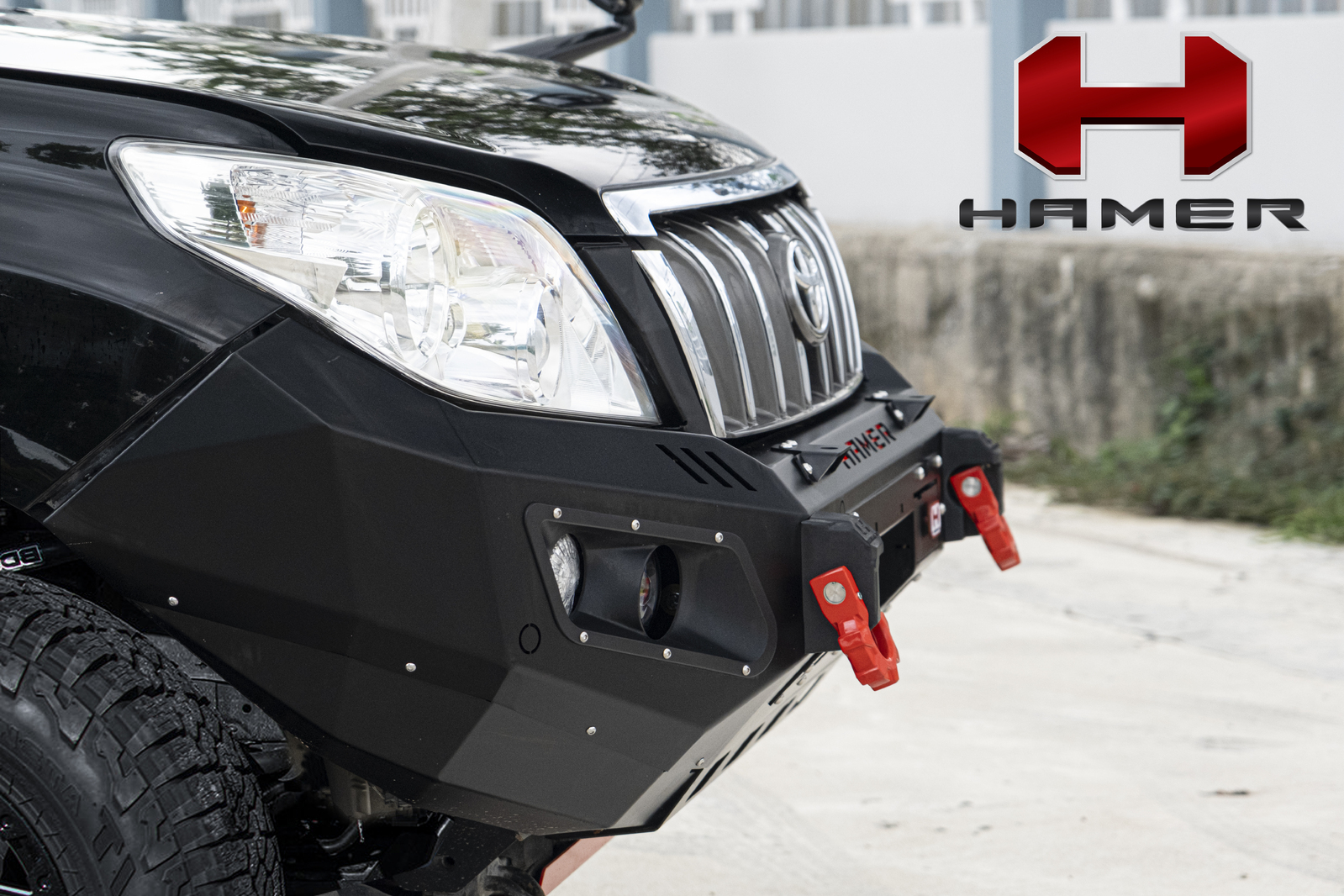 HAMER KING SERIES BULL BAR TO SUIT TOYOTA PRADO 150 SERIES (2009-2013)