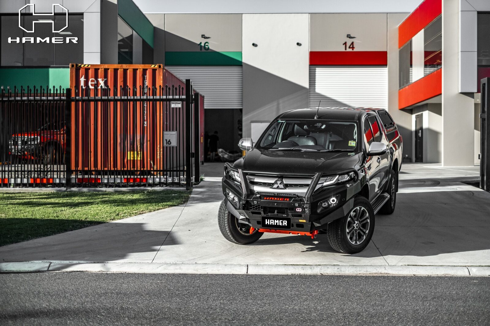 HAMER KING SERIES PLUS BULL BAR TO SUIT MITSUBISHI MR TRITON (2018-ON)