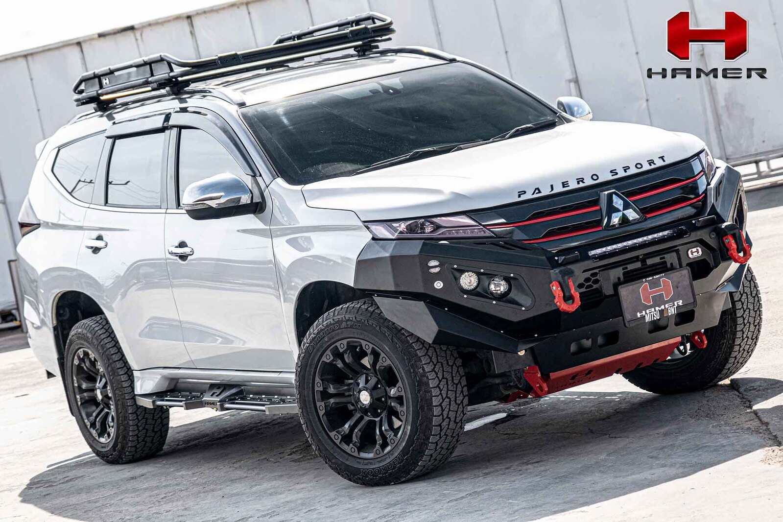 HAMER KING SERIES BULL BAR TO SUIT MITSUBISHI PAJERO SPORT QF (2020-ON)