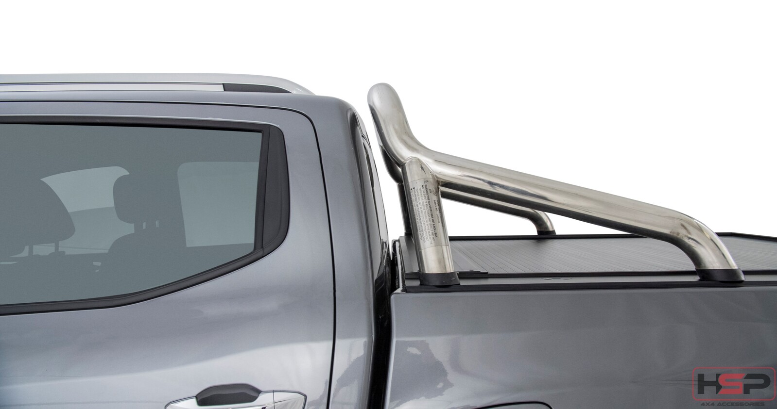 HSP Roll R Cover Series 3 To Suit LDV T60 Dual Cab SK8C 2018 ON with Genuine Chrome A Frame Sports Bar