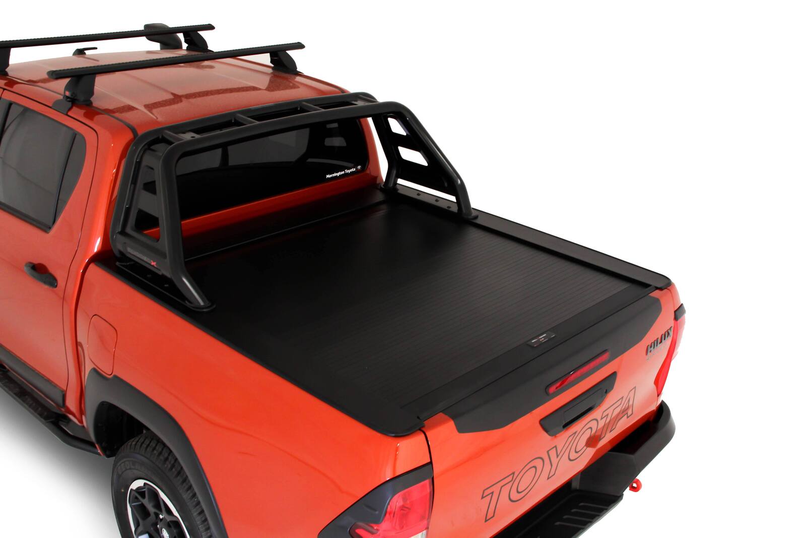 HSP Roll R Cover Series 3 To Suit Toyota Hilux Rogue Rugged X 2018 ON Dual Cab With Genuine A Frame Sports Bar