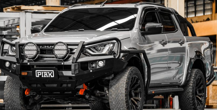 PIAK ELITE SIDE RAILS TO SUIT ISUZU D-MAX (2020-ON)
