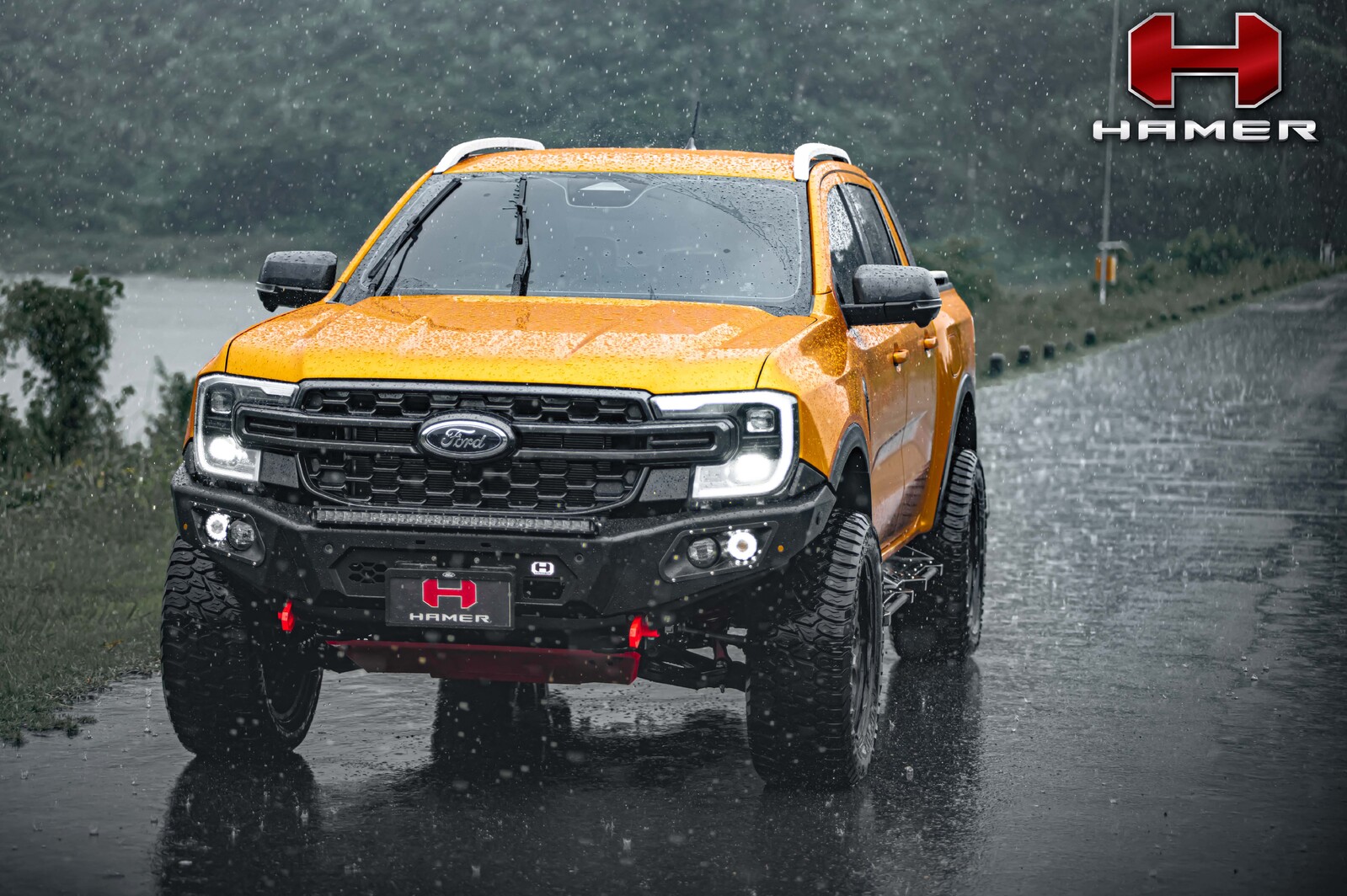 HAMER KING SERIES BULL BAR TO SUIT FORD RANGER & EVEREST (2022-ON)