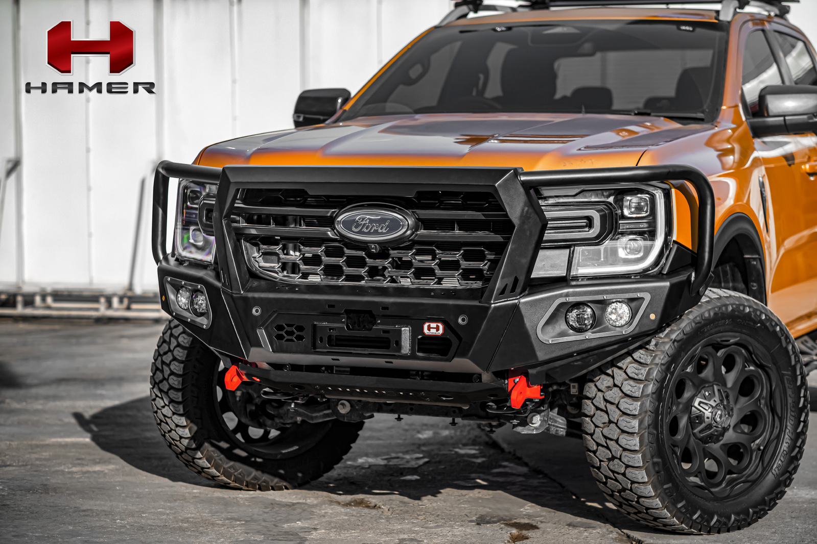 HAMER KING SERIES PLUS BULL BAR TO SUIT FORD RANGER & EVEREST (2022-ON)