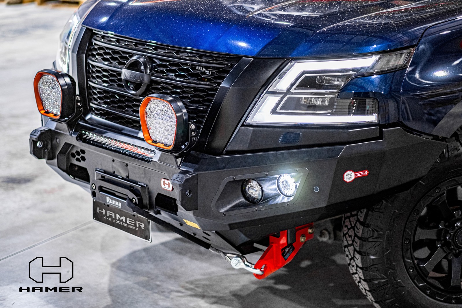 HAMER KING SERIES BULL BAR TO SUIT NISSAN PATROL Y62 SERIES 5 (2020-ON)