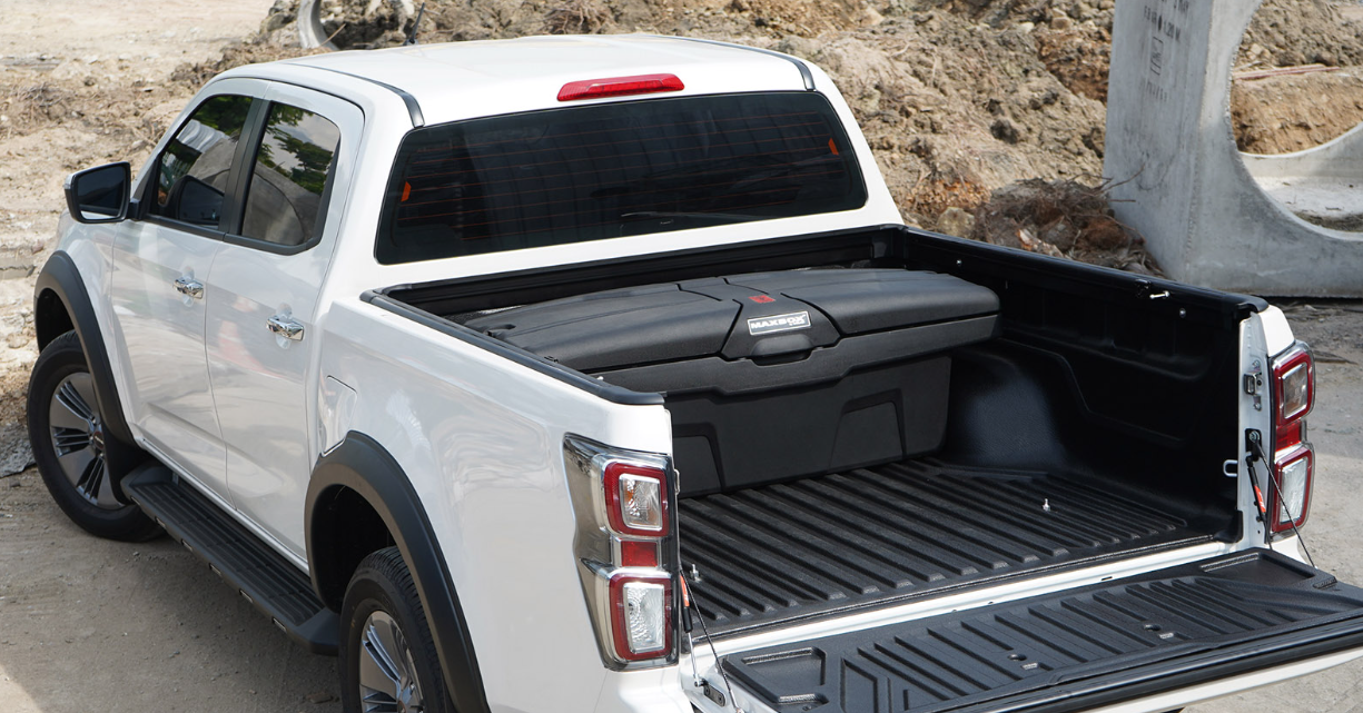 MAXLINER AUSTRALIA Trio Over Rail Maxbox To Suit Ranger, Triton, BT-50, D-Max, Amarok & Hilux (2015-On)