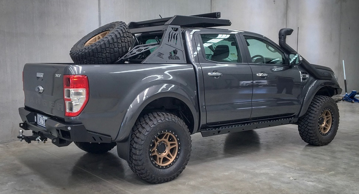 Offroad Animal Rear Bumper & Tow Bar To Suit Ford Ranger & Mazda BT-50 (2011-2020)