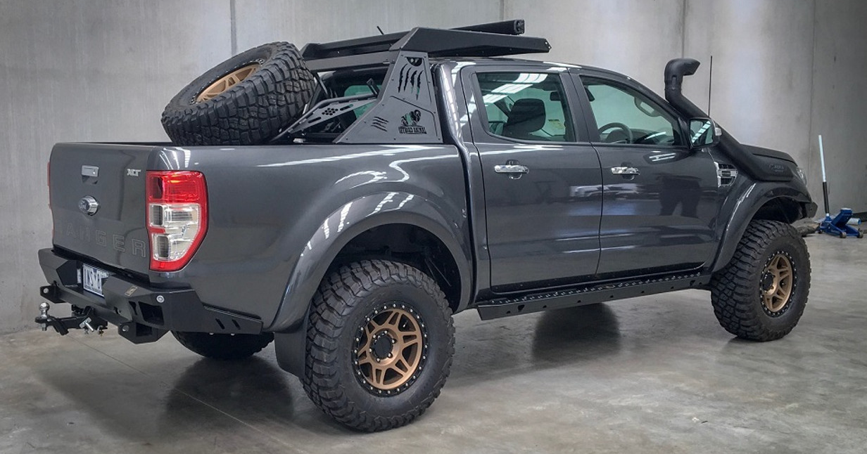 OFFROAD ANIMAL Rock Sliders To Suit Ford Ranger & Mazda BT-50 (Dual Cabs Only) (2011-2020)