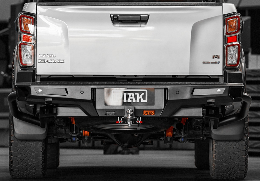 PIAK ELITE REAR TOWBAR W/SIDE PROTECTION TO SUIT ISUZU D-MAX (2020-ON)
