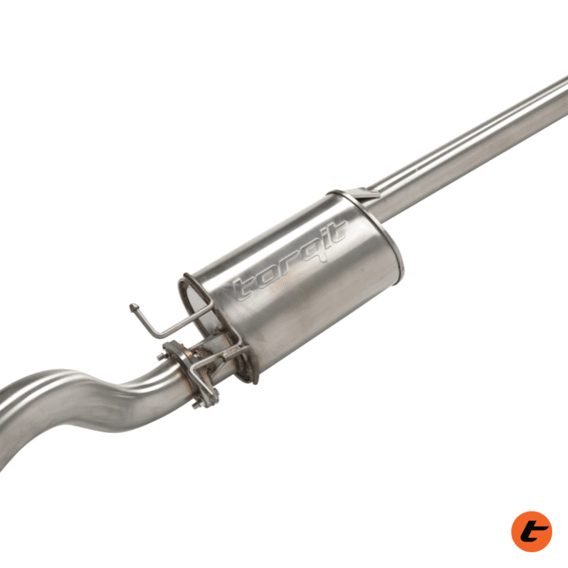 TORQIT STAINLESS 3" TURBO BACK EXHAUST (RESONATOR) TO SUIT 3.2L TCDI FORD RANGER & BT-50 (10/2011-07/2016)