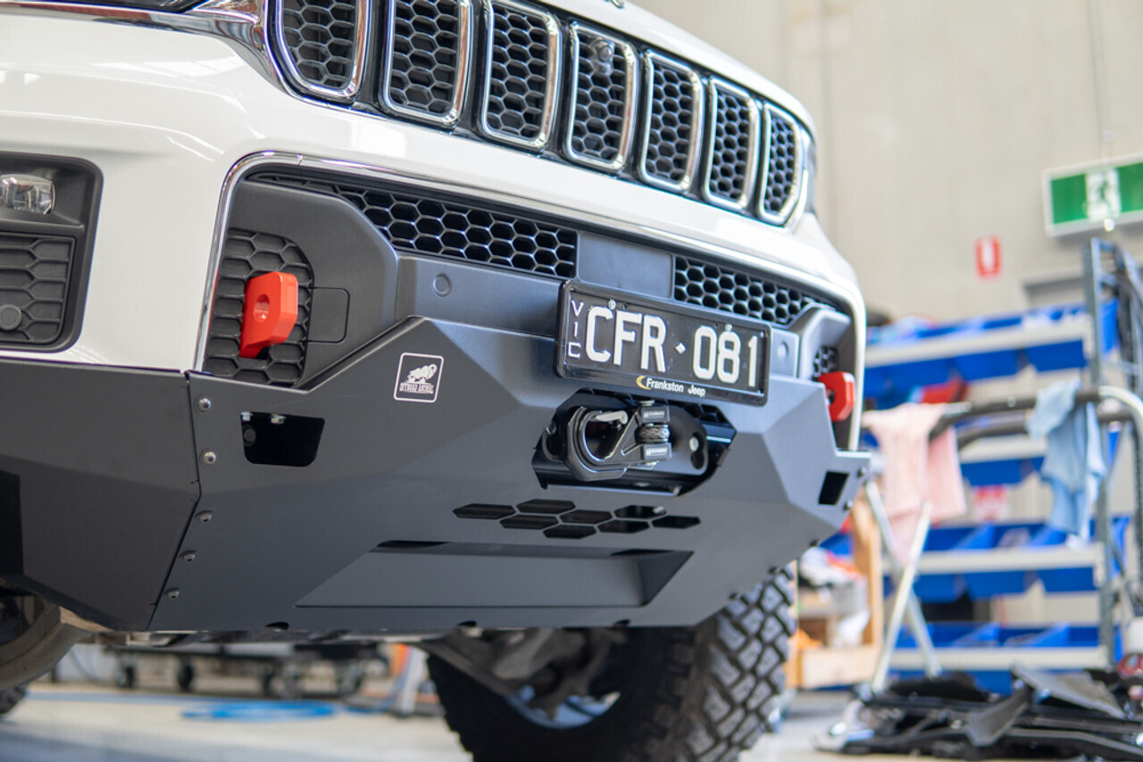 OFFROAD ANIMAL Pre-Runner Steel Front Bumper To Suit Jeep Grand Cherokee L & WL (2022-On) OVERLAND MODELS ONLY