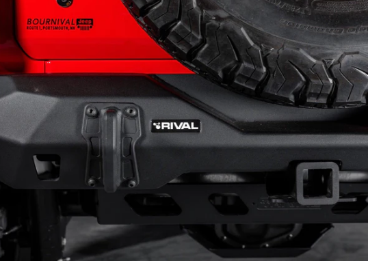 RIVAL ALLOY REAR BUMPER TO SUIT JEEP JL WRANGLER (2018-ON)