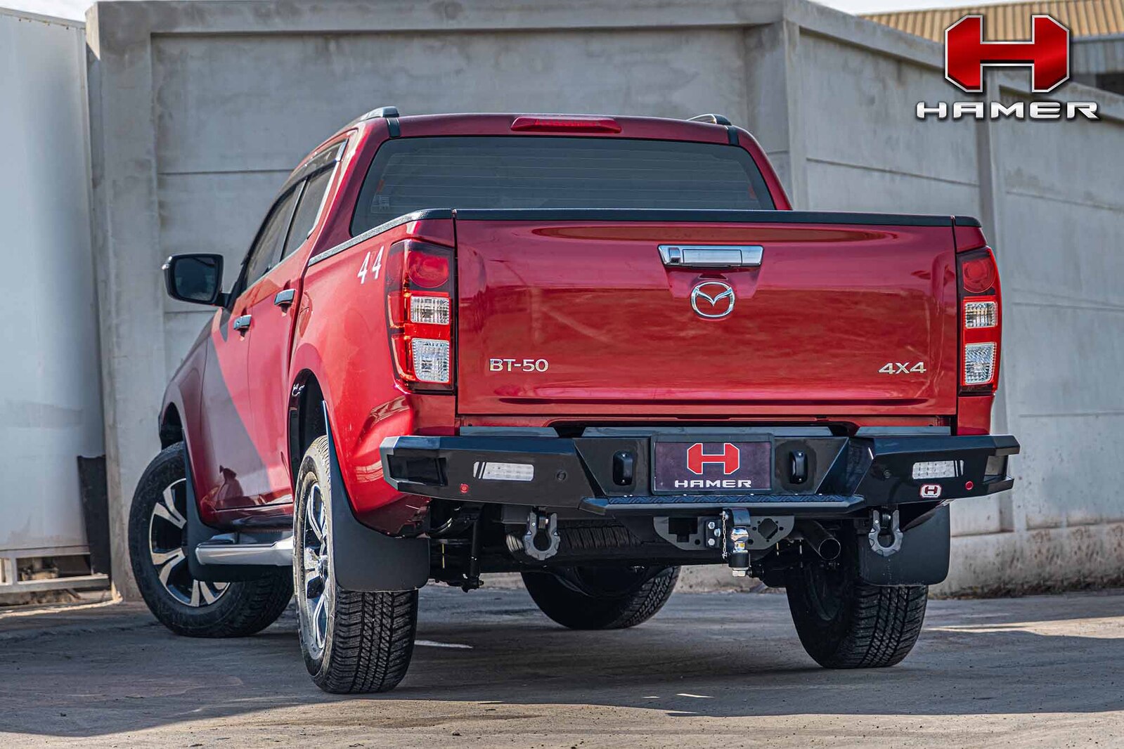 HAMER M-SERIES REAR BAR TO SUIT MAZDA BT-50 (2021-ON)