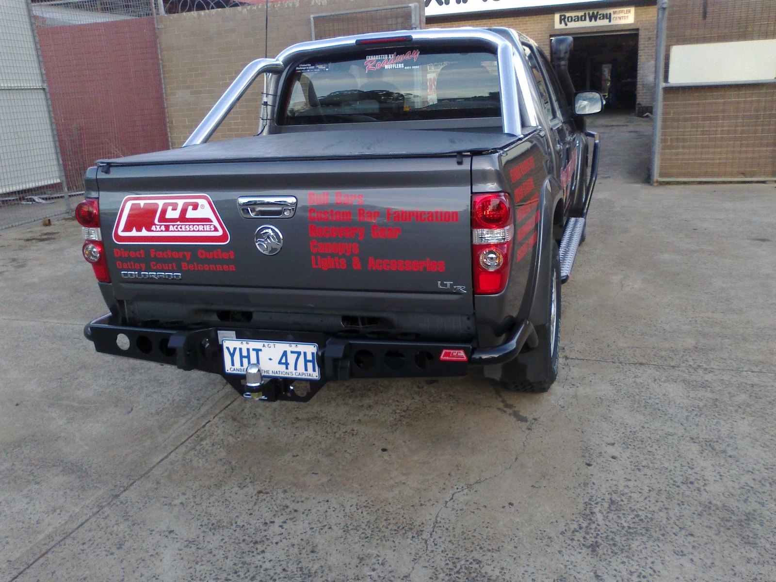 MCC REAR PROTECTION BAR (JACK BAR) -  GREAT WALL V200-V240, RODEO RA & RC COLORADO, DMAX 08-12