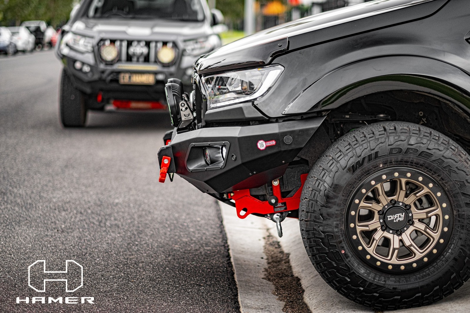HAMER KING SERIES BULL BAR TO SUIT FORD RANGER PX2 & PX3 (2015-2021)
