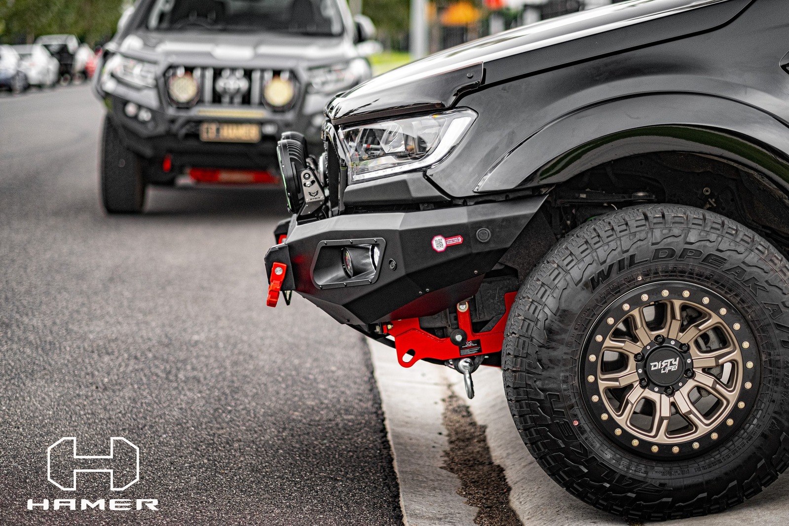 HAMER KING SERIES BULL BAR TO SUIT FORD RANGER PX2 & PX3 (2015-2021)