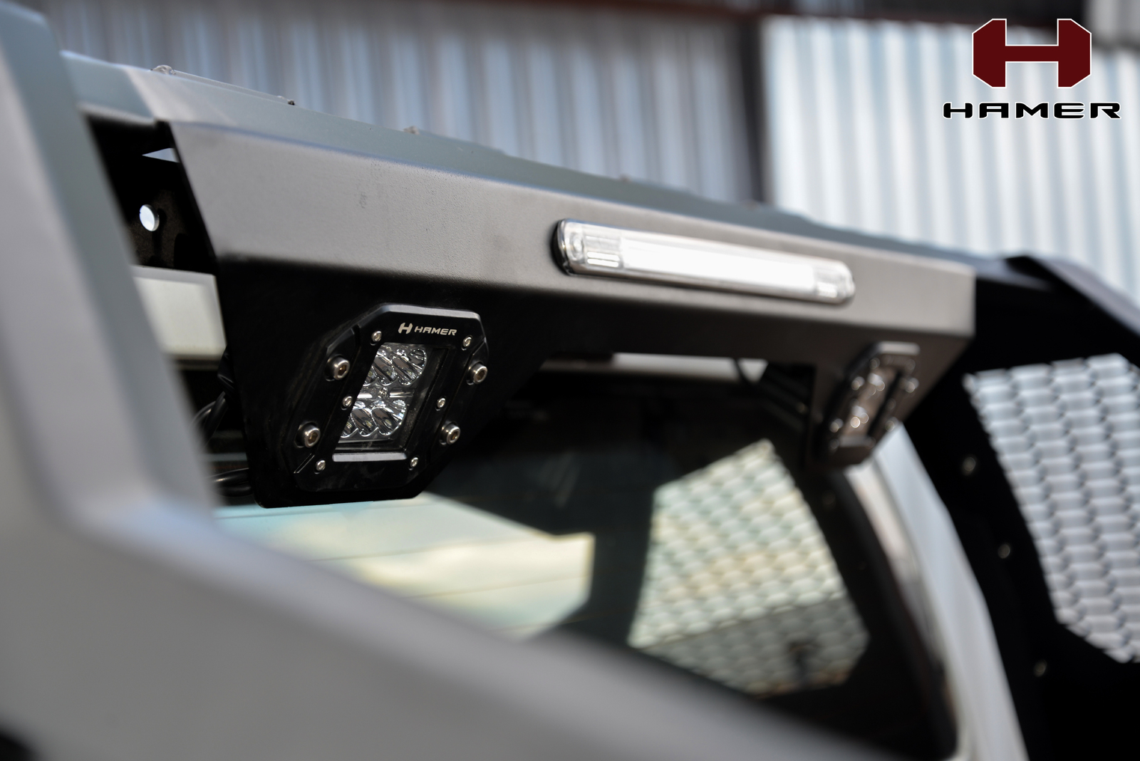 HAMER WARRIOR SERIES SPORTS BAR TO SUIT FORD RANGER & RAPTOR, MAZDA BT50, NISSAN NAVARA, TOYOTA HILUX