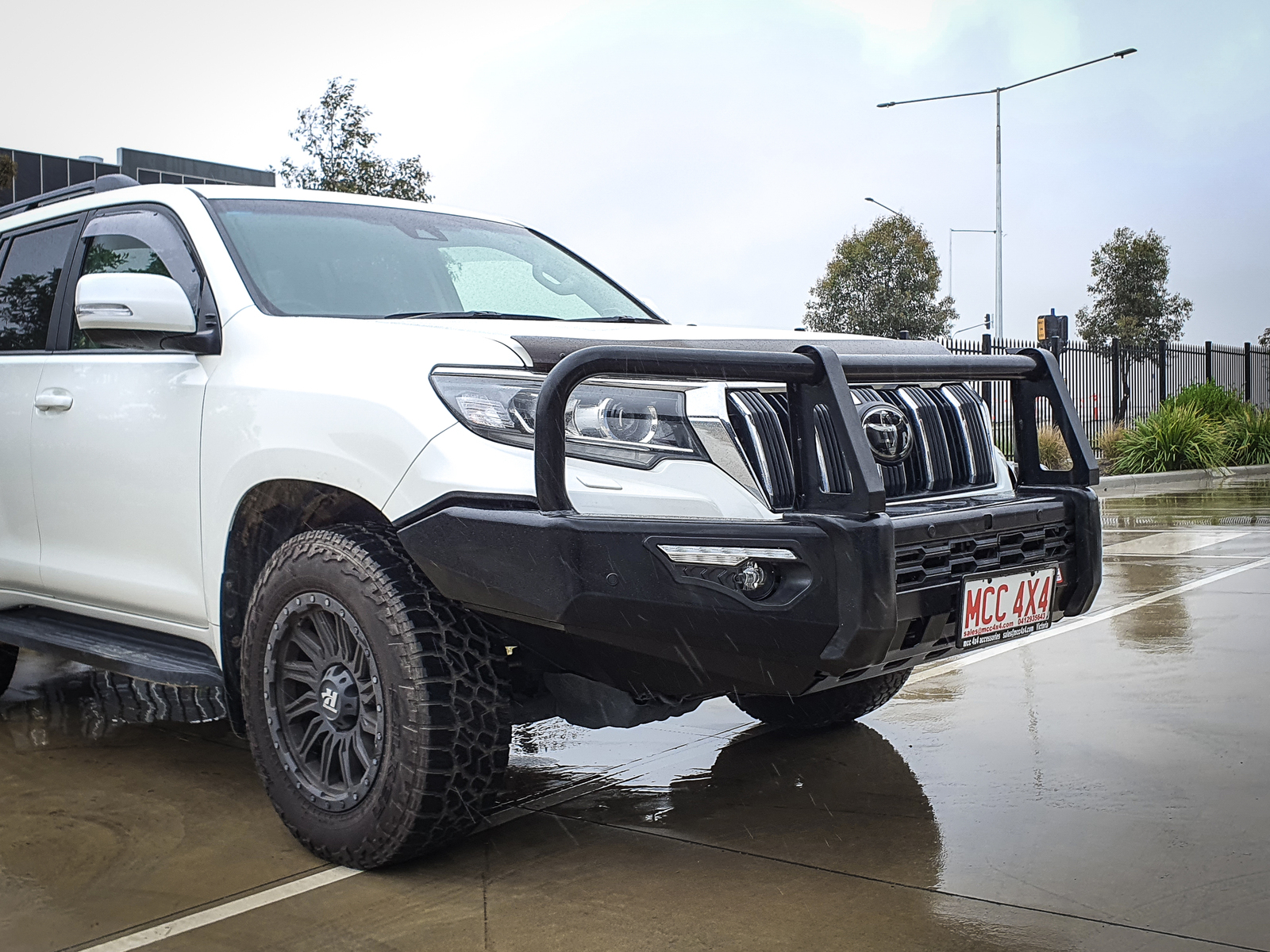 MCC PHOENIX A-FRAME BAR W/ UBP & FOGS TO SUIT TOYOTA LAND CRUISER PRADO 150 SERIES 2018 ON