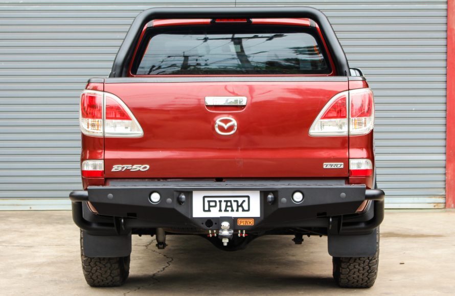 PIAK PREMIUM REAR STEP TOW BAR TO SUIT FORD RANGER & MAZDA BT-50 (2011-2020)