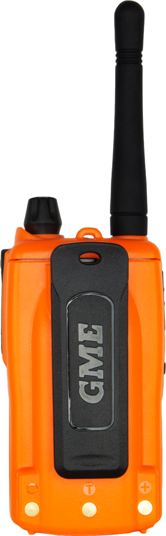 GME 5/1 WATT UHF CB HANDHELD RADIO TWIN PACK WITH ACCESSORIES (BLAZE ORANGE) (TX6160OTP)