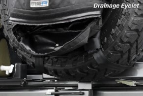 MSA 4x4 Rear Wheel Rubbish Bin 