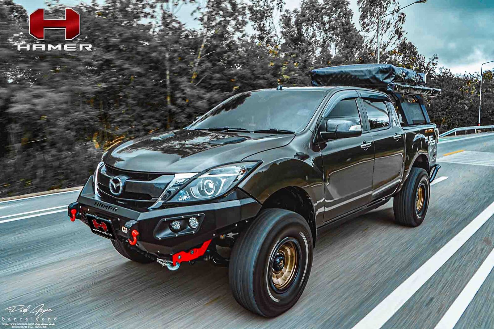 HAMER KING SERIES BULL BAR TO SUIT MAZDA BT-50 (2012-2020)
