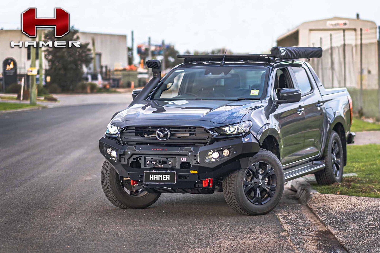 HAMER KING SERIES BULL BAR TO SUIT MAZDA BT-50 (2021-ON)