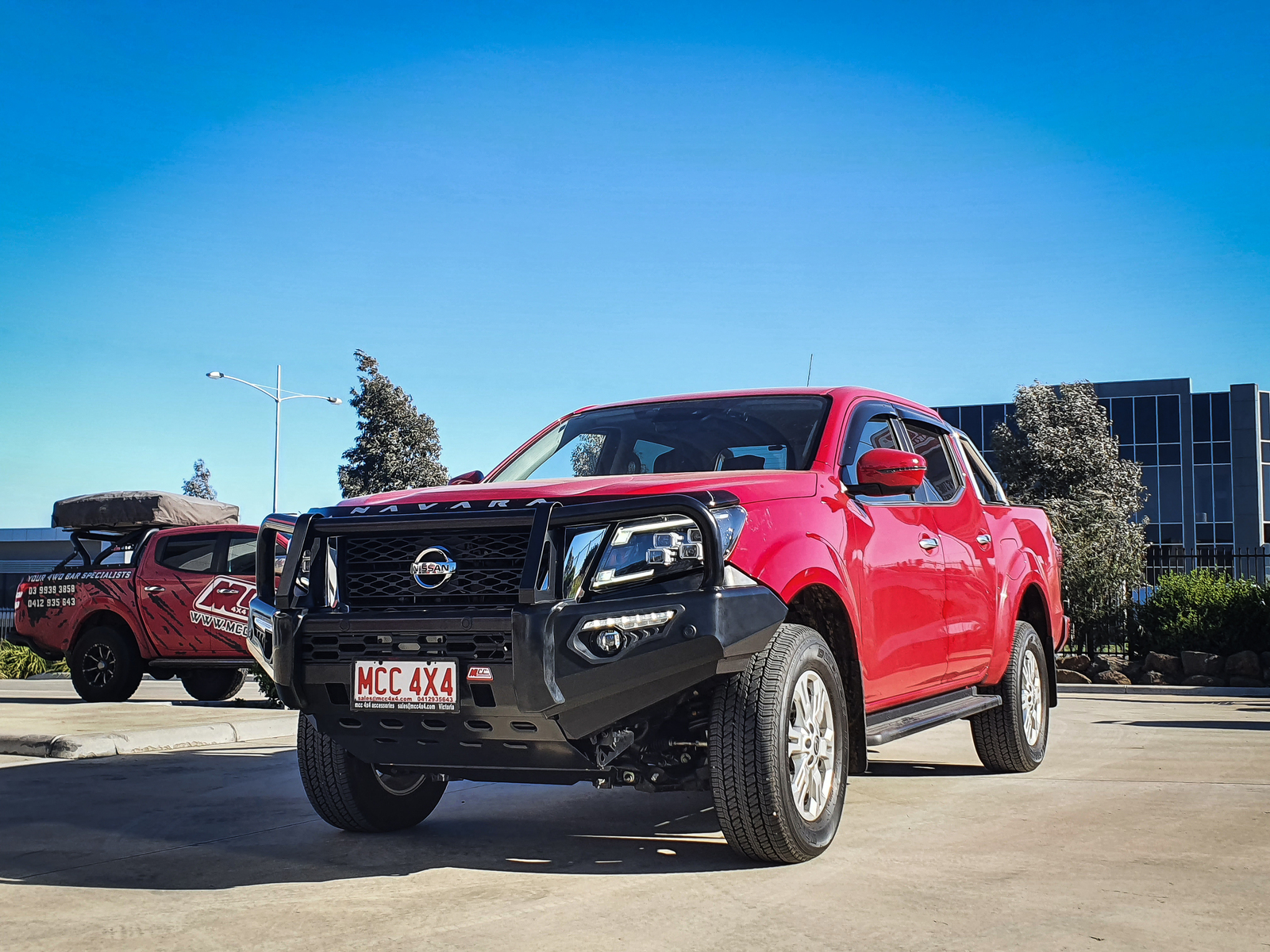 MCC PHOENIX A-FRAME BULLBAR WITH FOG - NAVARA NP300 FACELIFT 2020-PRESENT