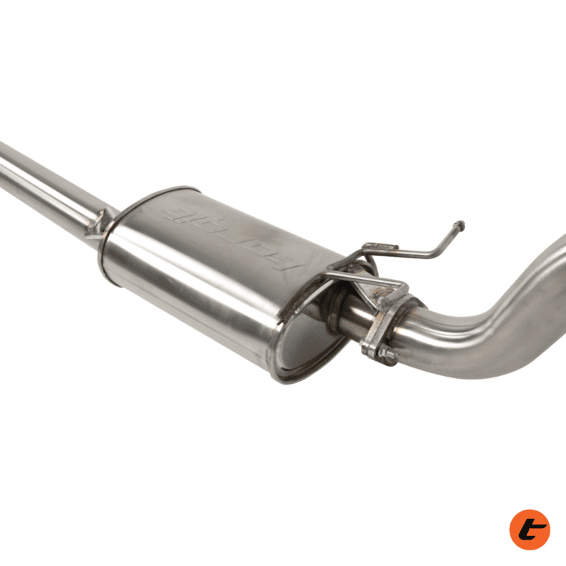 TORQIT STAINLESS 3" TURBO BACK EXHAUST (RESONATOR) TO SUIT 3.2L TCDI FORD RANGER & BT-50 (10/2011-07/2016)