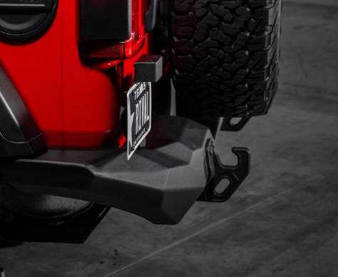 RIVAL ALLOY REAR BUMPER TO SUIT JEEP JL WRANGLER (2018-ON)