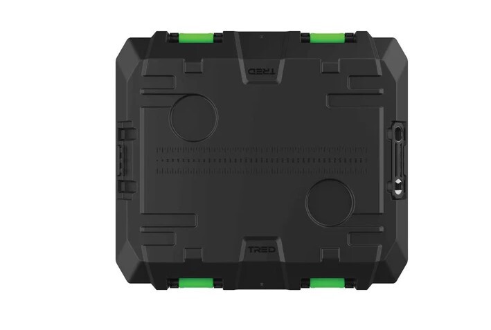 TRED GT 65L STORAGE BOX (BLACK & GREEN)