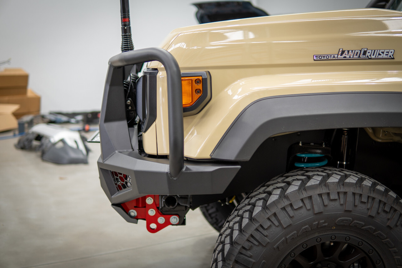 OFFROAD ANIMAL TORO BULL BAR TO SUIT DUAL CAB FACELIFT 70 SERIES TOYOTA LAND CRUISER (2024-ON)