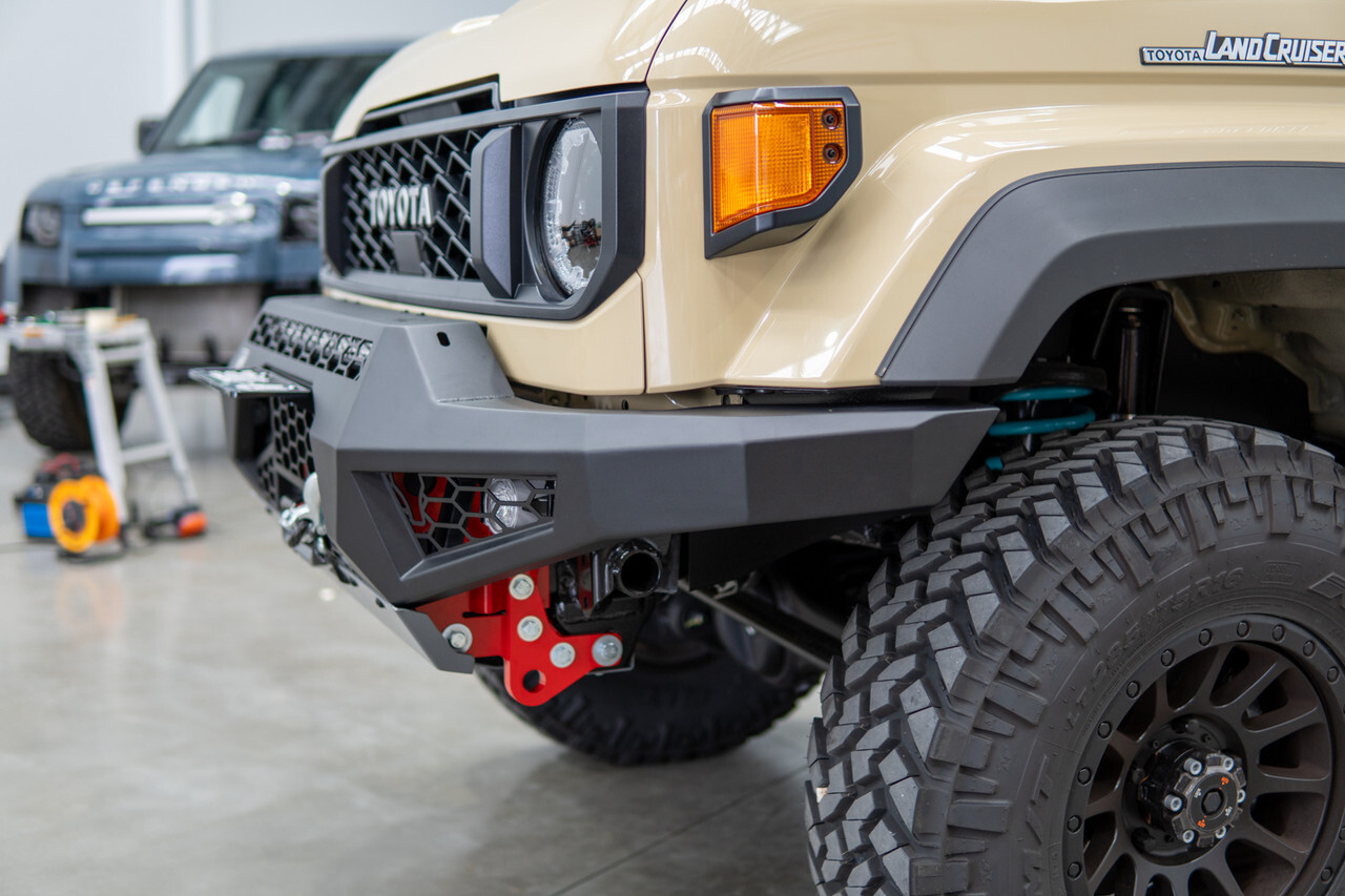 OFFROAD ANIMAL PREDATOR BULL BAR TO SUIT DUAL CAB FACELIFT 70 SERIES TOYOTA LAND CRUISER (2024-ON)