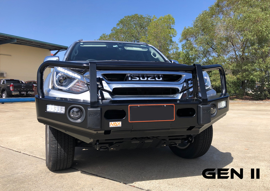 MAX 4X4 GEN II BULL BAR TO SUIT ISUZU MU-X (03/2017-05/2021)