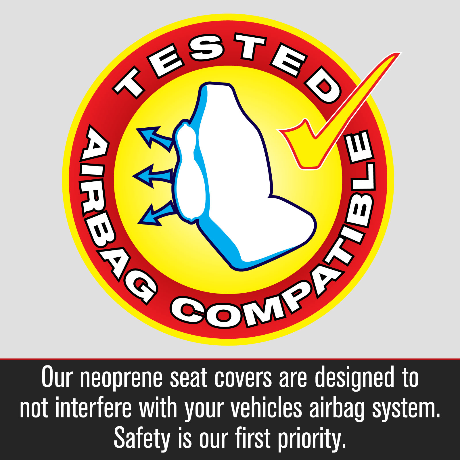 SPERLING SEAT COVER FRONT TRG (TRADIES CANVAS GREY)