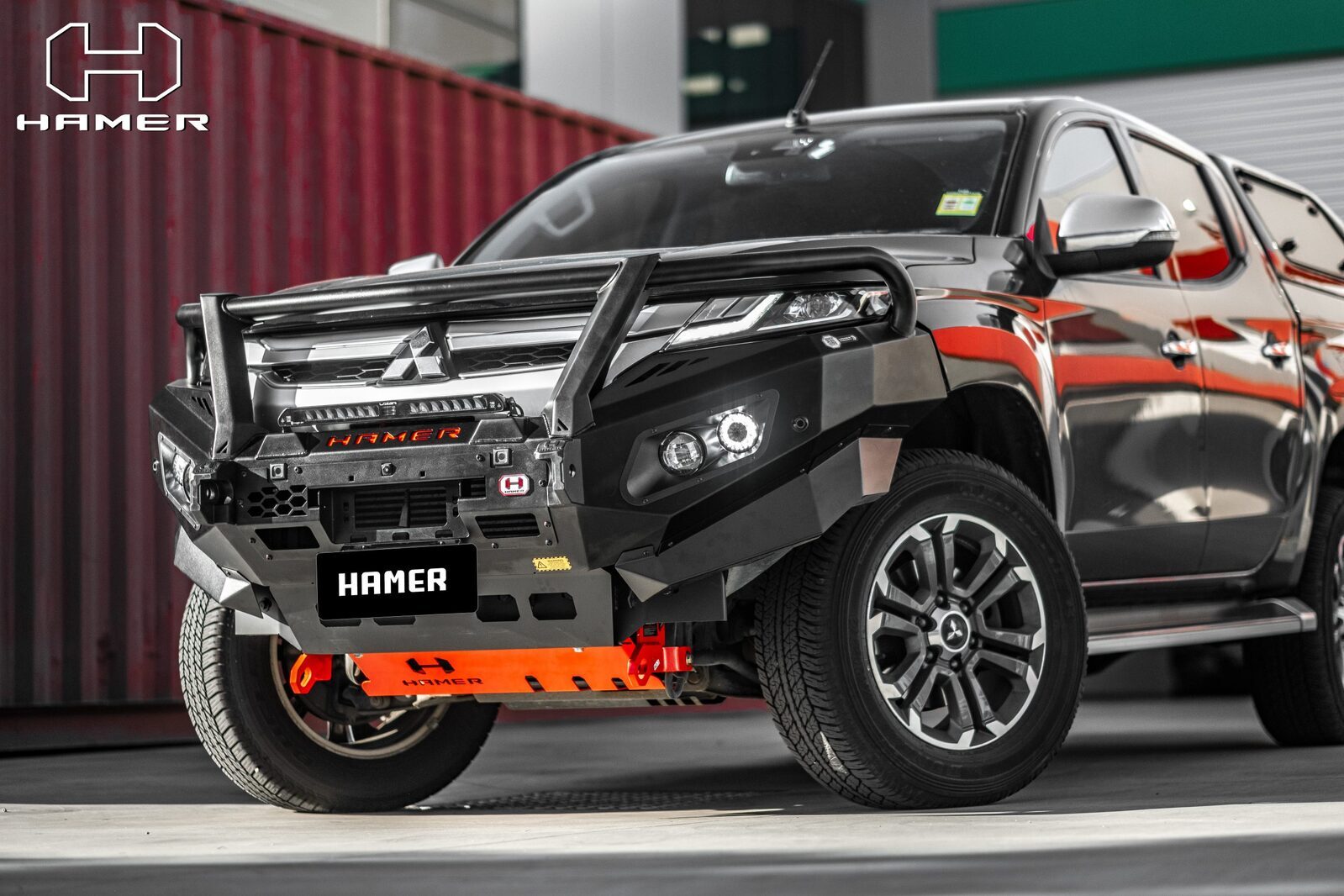 HAMER KING SERIES PLUS BULL BAR TO SUIT MITSUBISHI MR TRITON (2018-ON)