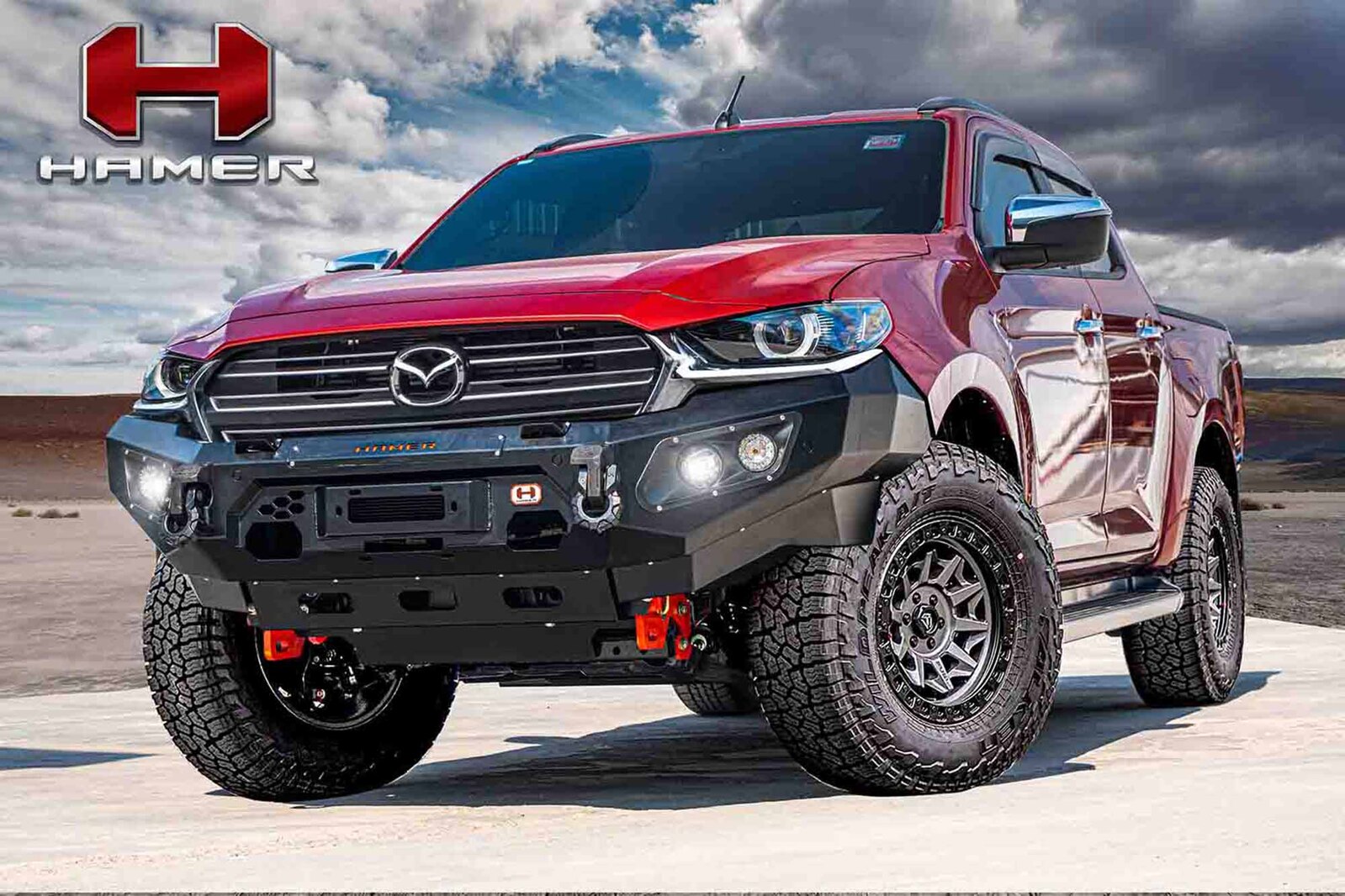 HAMER KING SERIES BULL BAR TO SUIT MAZDA BT-50 (2021-ON)