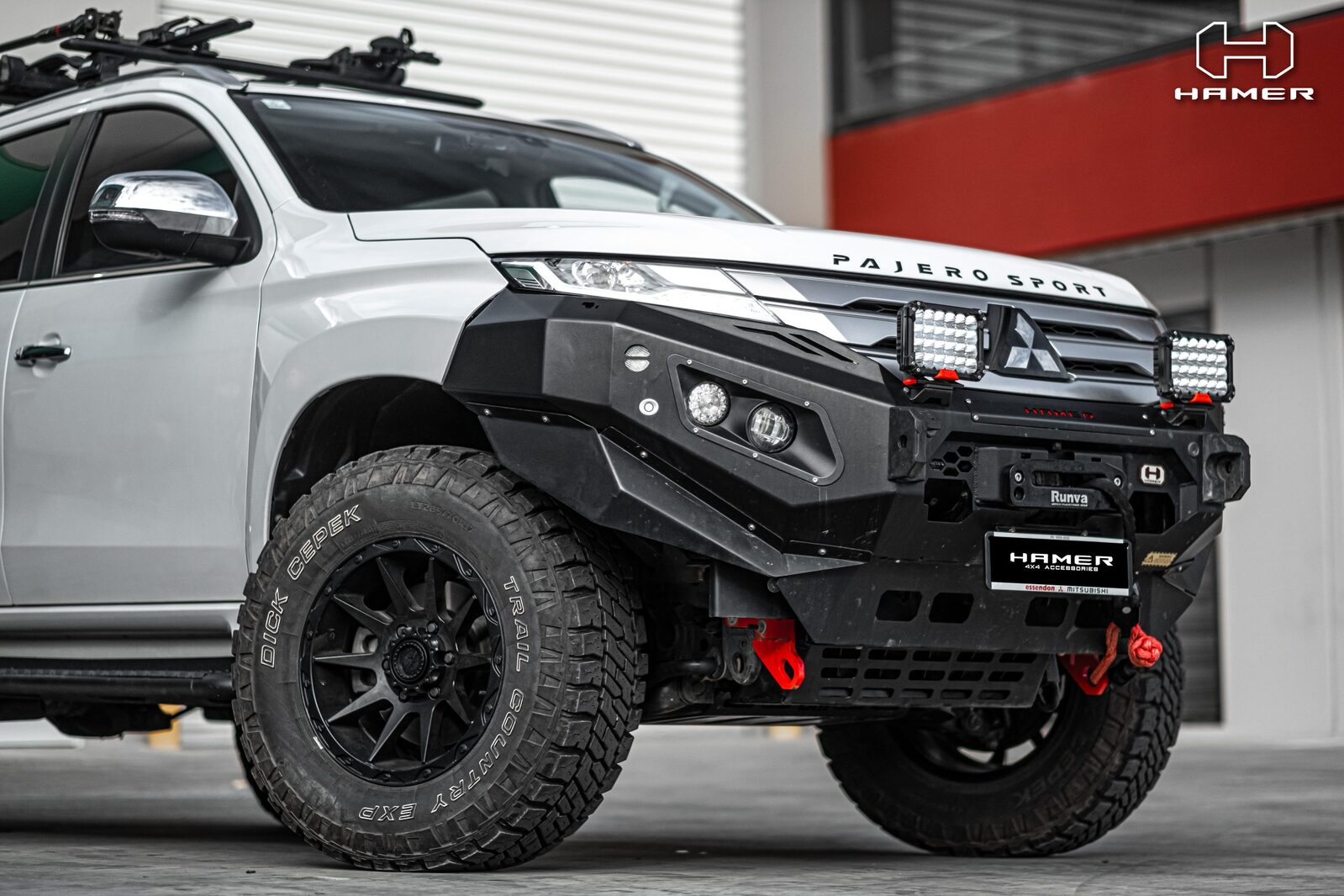 HAMER KING SERIES BULL BAR TO SUIT MITSUBISHI PAJERO SPORT QF (2020-ON)