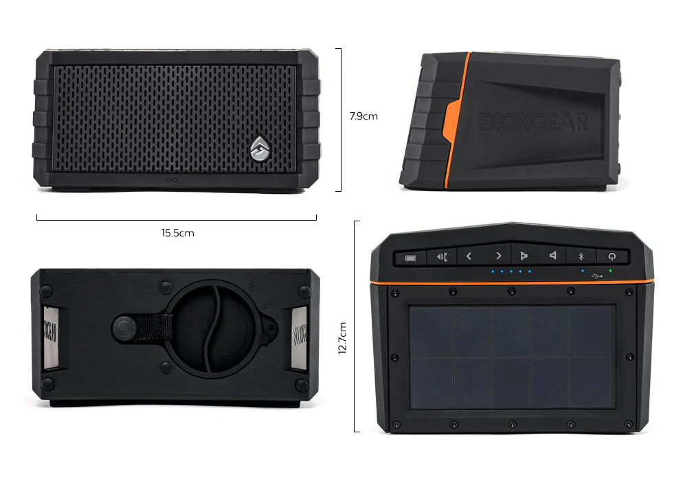 EcoXGear Sol Jam Solar Powered Speaker