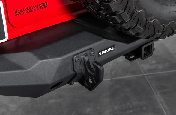 RIVAL ALLOY REAR BUMPER TO SUIT JEEP JL WRANGLER (2018-ON)