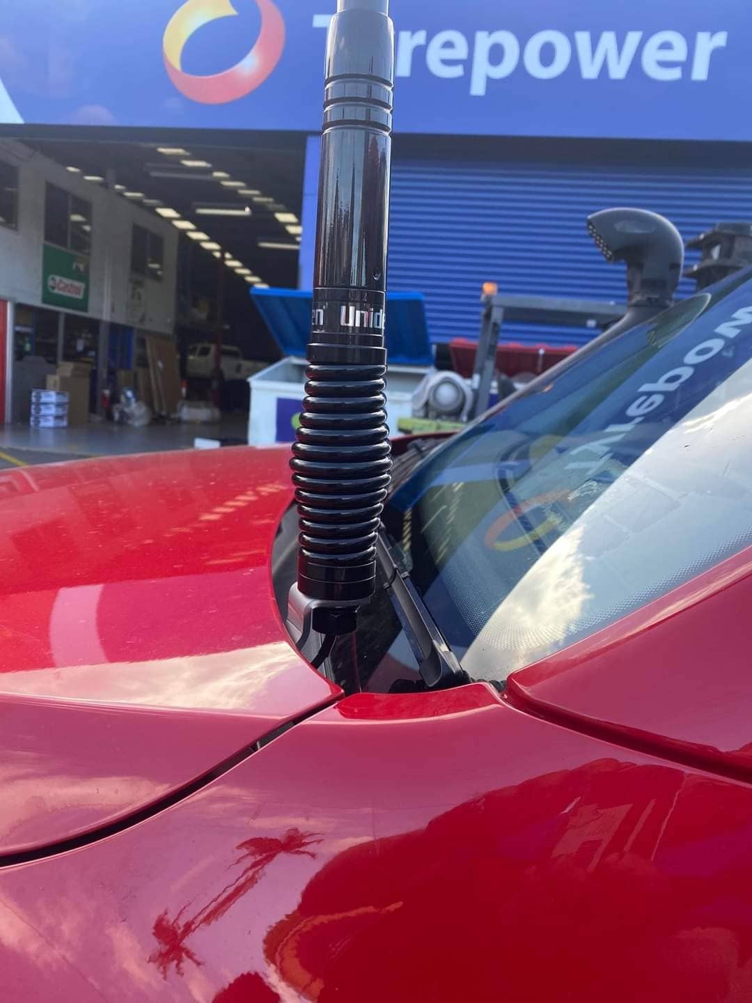 GMF 4X4 UHF ANTENNA BONNET BRACKET (PASSENGER SIDE) TO SUIT VOLKSWAGEN AMAROK (2011-2022)
