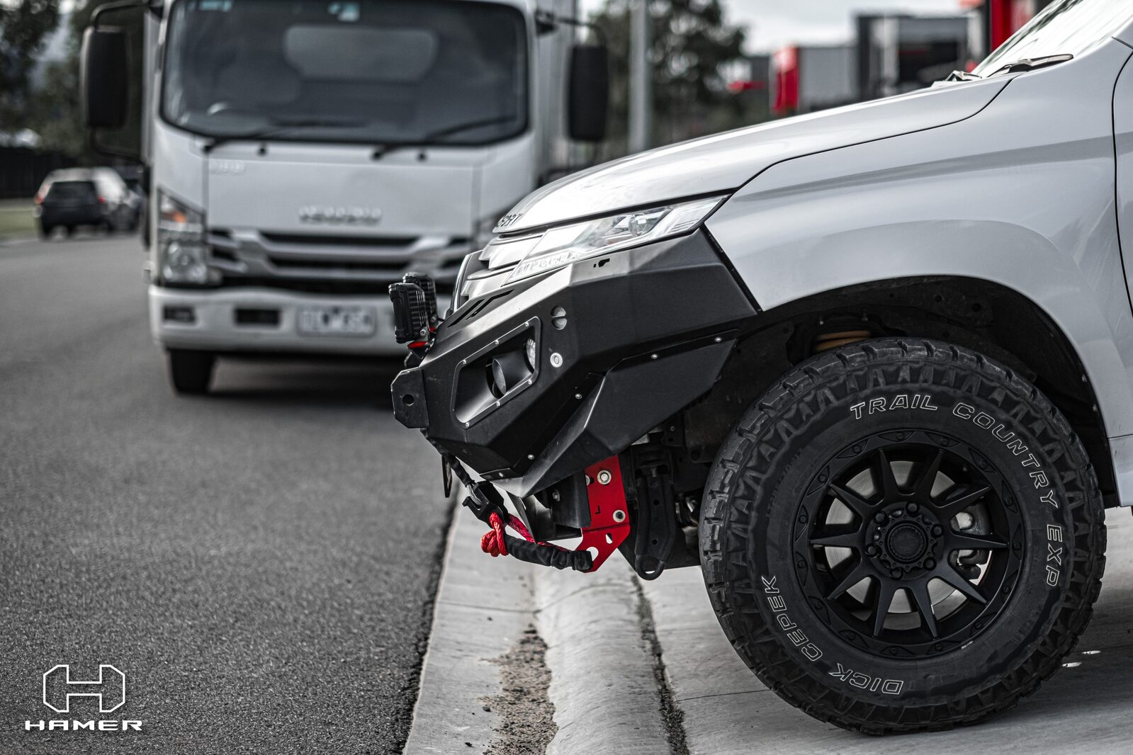 HAMER KING SERIES BULL BAR TO SUIT MITSUBISHI PAJERO SPORT QF (2020-ON)