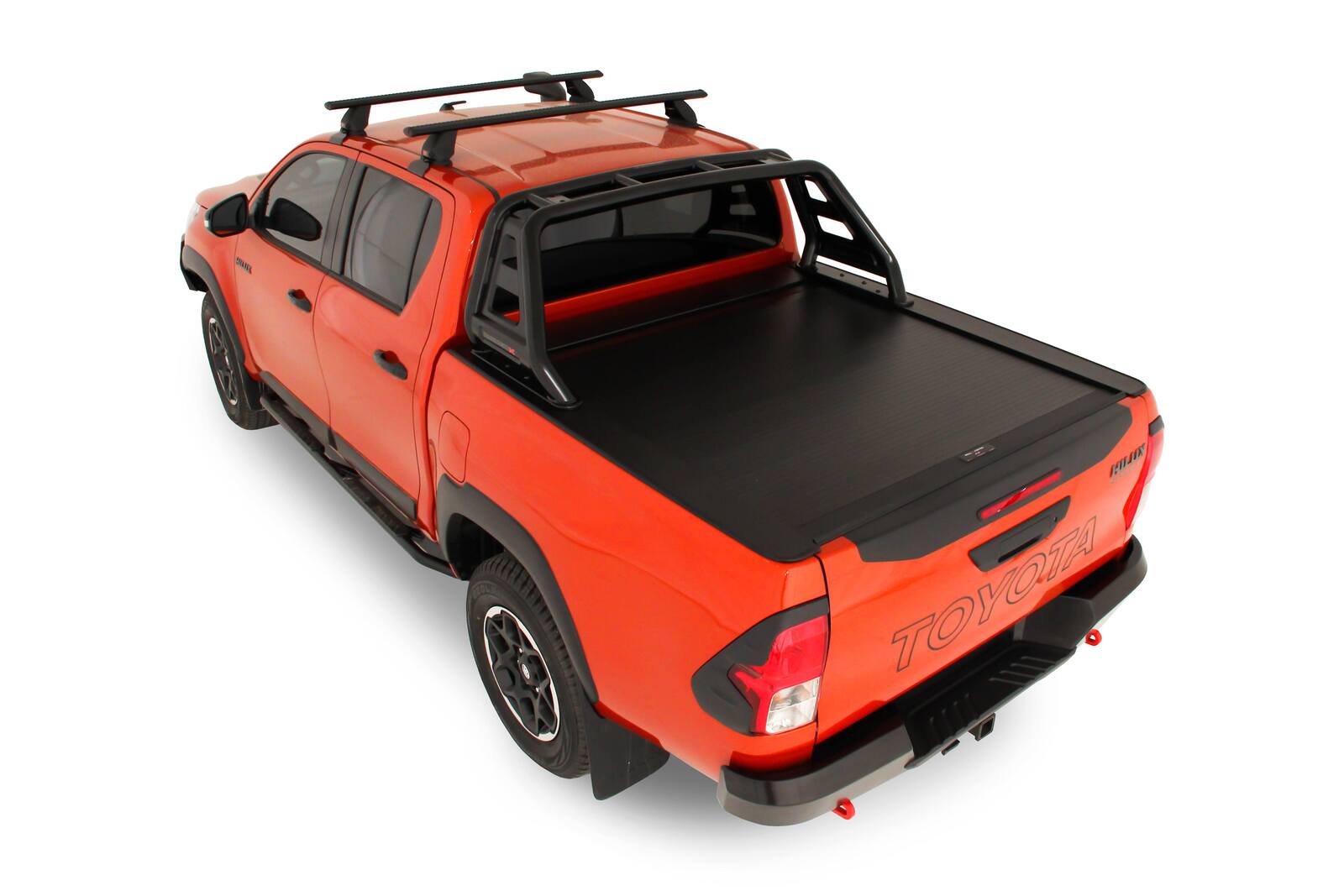 HSP Roll R Cover Series 3 To Suit Toyota Hilux Rogue Rugged X 2018 ON Dual Cab With Genuine A Frame Sports Bar