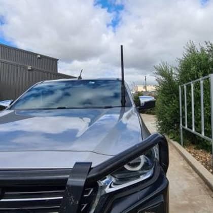 GMF 4X4 UHF ANTENNA BONNET BRACKET (DRIVER SIDE) TO SUIT MAZDA BT-50 (2021-ON)
