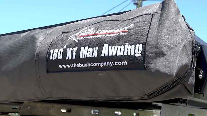 THE BUSH CO. 180 XT MAX AWNING (PASSENGER OR DRIVER SIDE FITMENT)